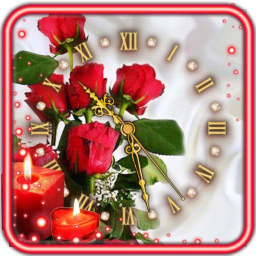 Romantic Candles Clock Live Wallpaper icon