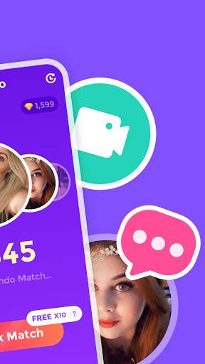 CuteU - - Conversa de Vídeo, Faça Novos Amigos screenshot 2