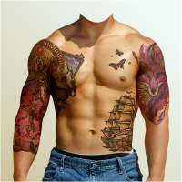 Six Pack Tattoo Body Style Photo Maker on 9Apps