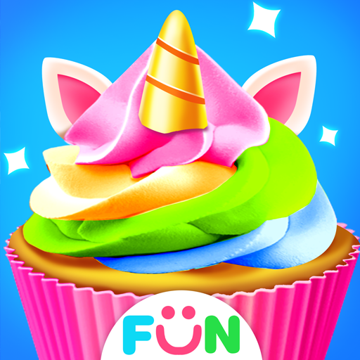 Unicorn Cone Cupcake Mania - Ice Cream Cake Maker icon