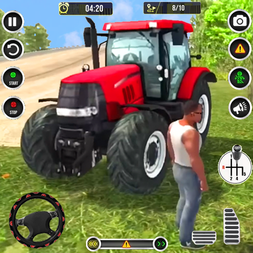 Real Tractor Modern Farming 3D icon