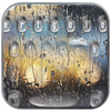 Rain Drop Keyboard Theme Rain Glass أيقونة