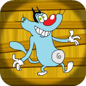 oggy adventure run icon