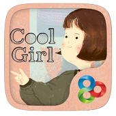Cool Girl  Go Launcher Theme icon