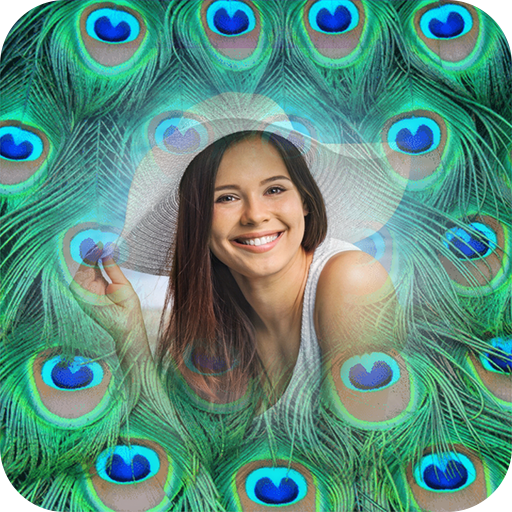 Peacock Feather Photo Frame icon