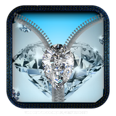 Diamond Zip Lock Screen Free icon