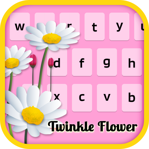 Twinkle Flower Keyboard-Daisy Flower أيقونة
