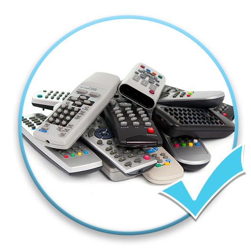 Universal remote control TV codes icon