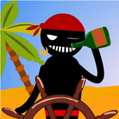 Stickman Pirate Anger icon