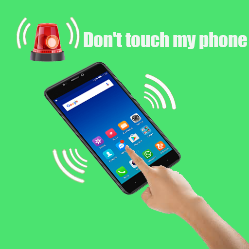 Don’t touch my phone.  touch-alarm icon
