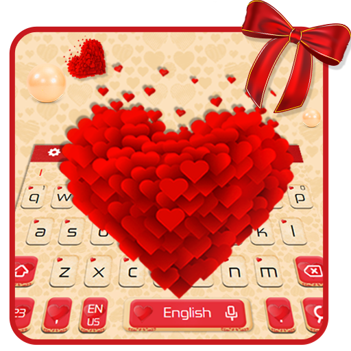 Rose Heart Love Keyboard Theme icon