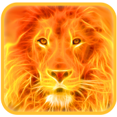 Fire Lion Keyboard Theme icon