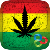 Weed Rasta GO Launcher Theme icon
