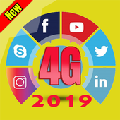 networks social media 2019 icon