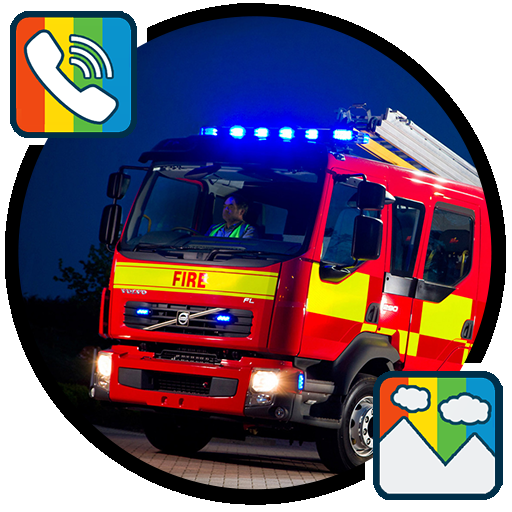 Fire siren sounds Ringtones and Wallpapers icon