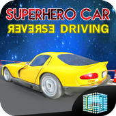 Superhero Sports Car Wrong Way Driving X Racer icon
