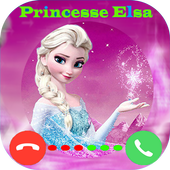 Fake Call From Princess Elsa أيقونة