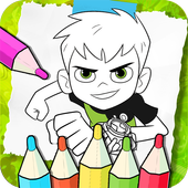 Ben Coloring 10 Heros Ultimate icon