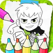 Ben Coloring 10 Heros Ultimate
