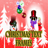 Christmas Text Frames icon
