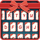 Merry Christmas Neon Keyboard icon