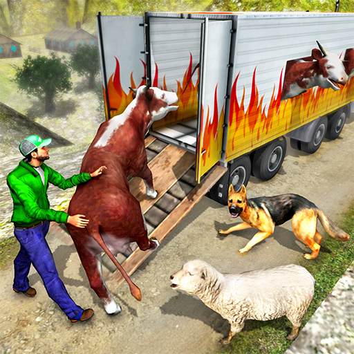 Offroad Truck Driver Farm Animals Transporter icon
