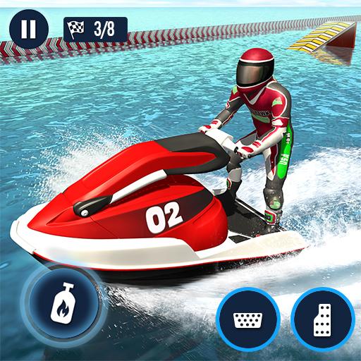 Jet Ski Stunts Racing Games - New Water Games 2021 icon