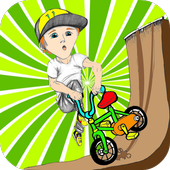 Hero Boy Ben BMX Game Free icon