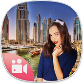 City Video Photo Background Editor أيقونة