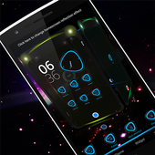 Next Launcher 3D Theme Galaxy icon
