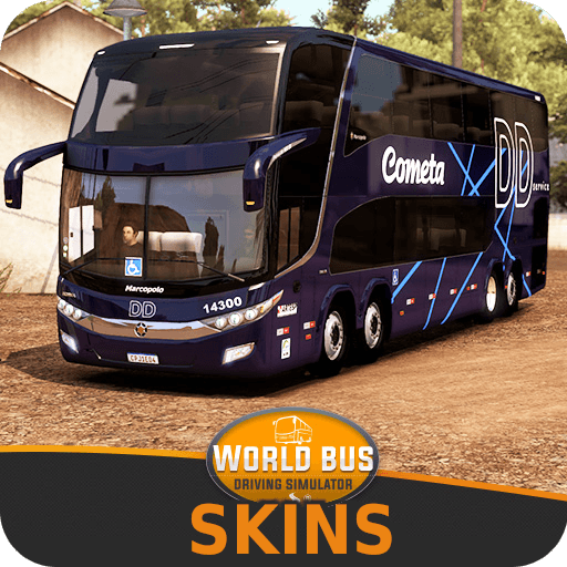 Skins World Bus Driving Simulator - PRO icon