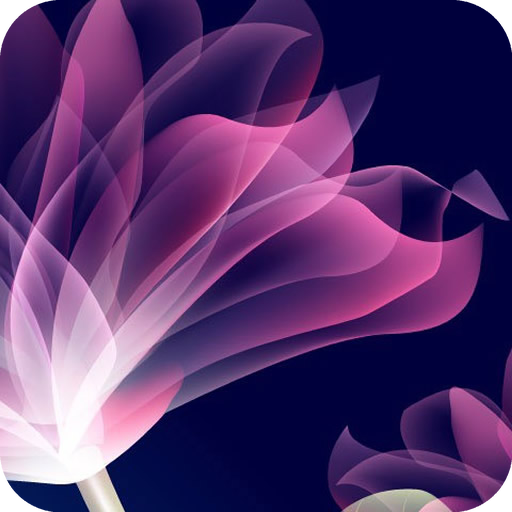 Neon Flower Theme C Launcher icon