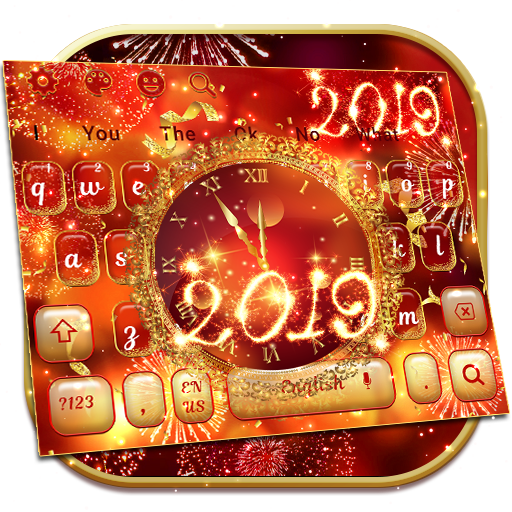 Happy New Year Keyboard icon