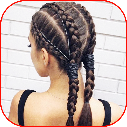 Easy hair braids🧞‍♀️🧞African braids 2021 icon