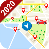 GPS Navigation Route Finder Maps Weather Info 2020 icon