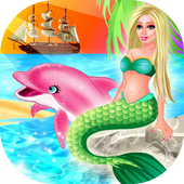 Mermaid Princess Makeover Spa icon