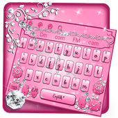 Pink Diamond Princess Keyboard Theme icon