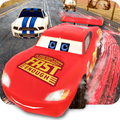 Lightning Cars Traffic Fast Racing 3D icon