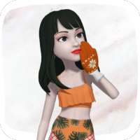 Best Beautifull girl Sticker For Whatsapp