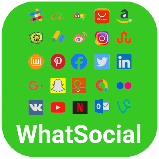 WhatSocial- all social media apps in one app MSM icon