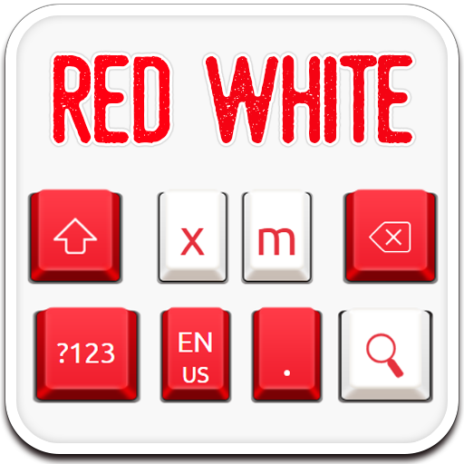 ikon Keyboard Merah Putih