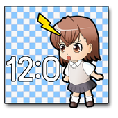 Chibi Biribiri Clock Widget icon