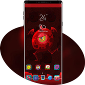 Red Monster Eye Cute Pet theme icon