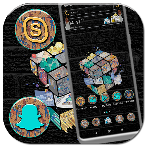 Rubiks Cube Puzzle Theme icon