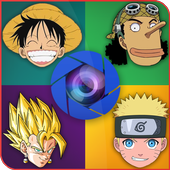 cartoon face maker icon