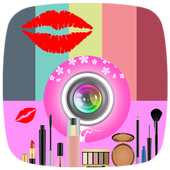 Makeup camera selfie : Woman Photo You Makeup Cam icon