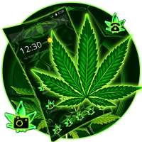 Green Football Weed Leaf Theme on 9Apps