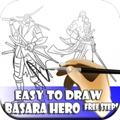 Easy To Draw Basara Hero Free Steps icon