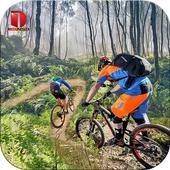 Rooftop Bicycle Stunts Rider Free Games icon