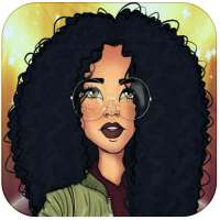 خلفيات لطيف جرلي الأسود on 9Apps